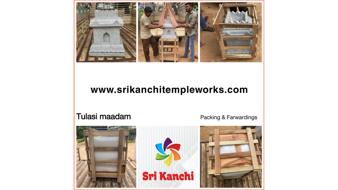 Sri Kanchi Temple works -Packing and Forwarding