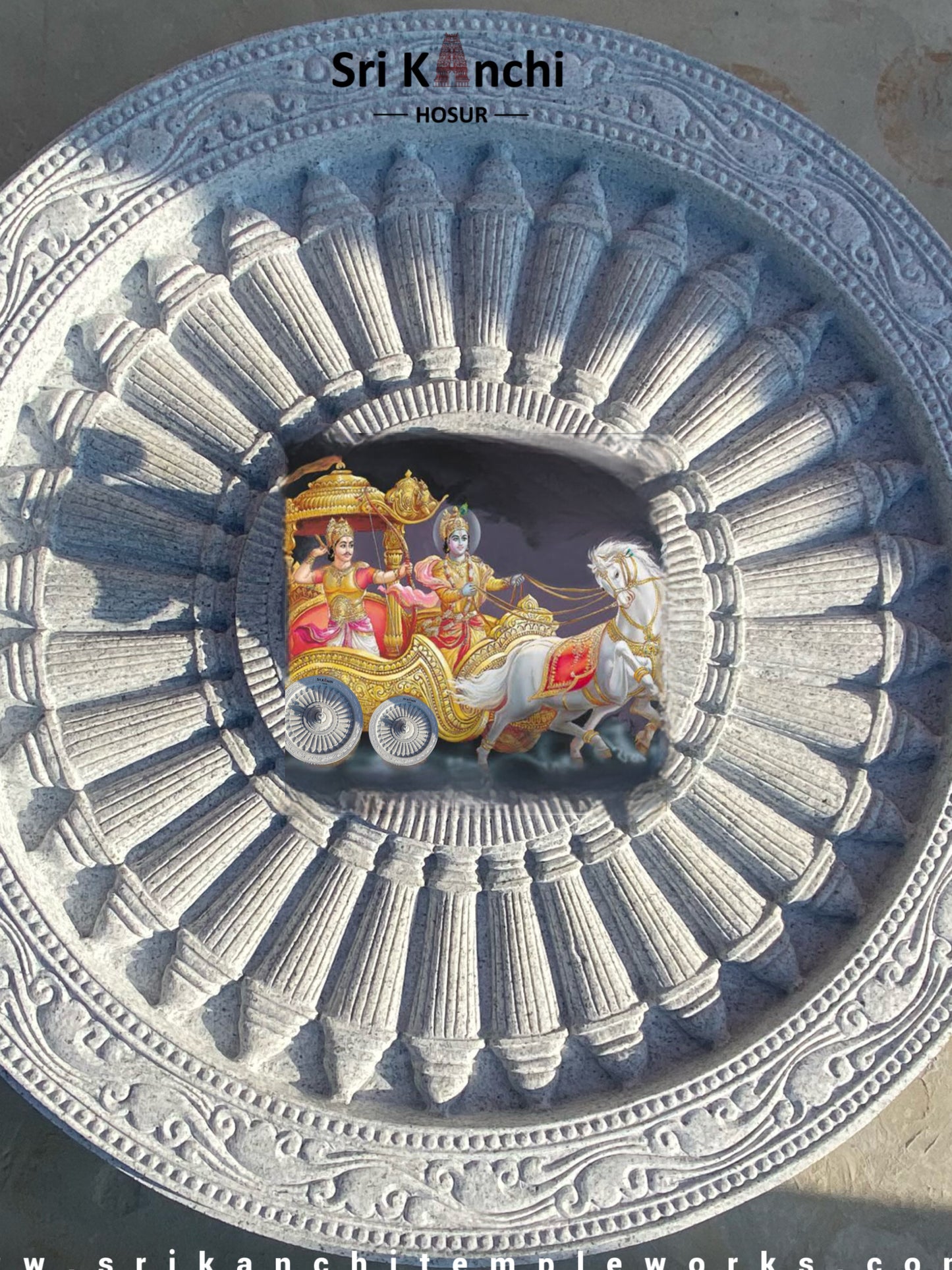 Sri Krishna’s Chariot Stone Wheels