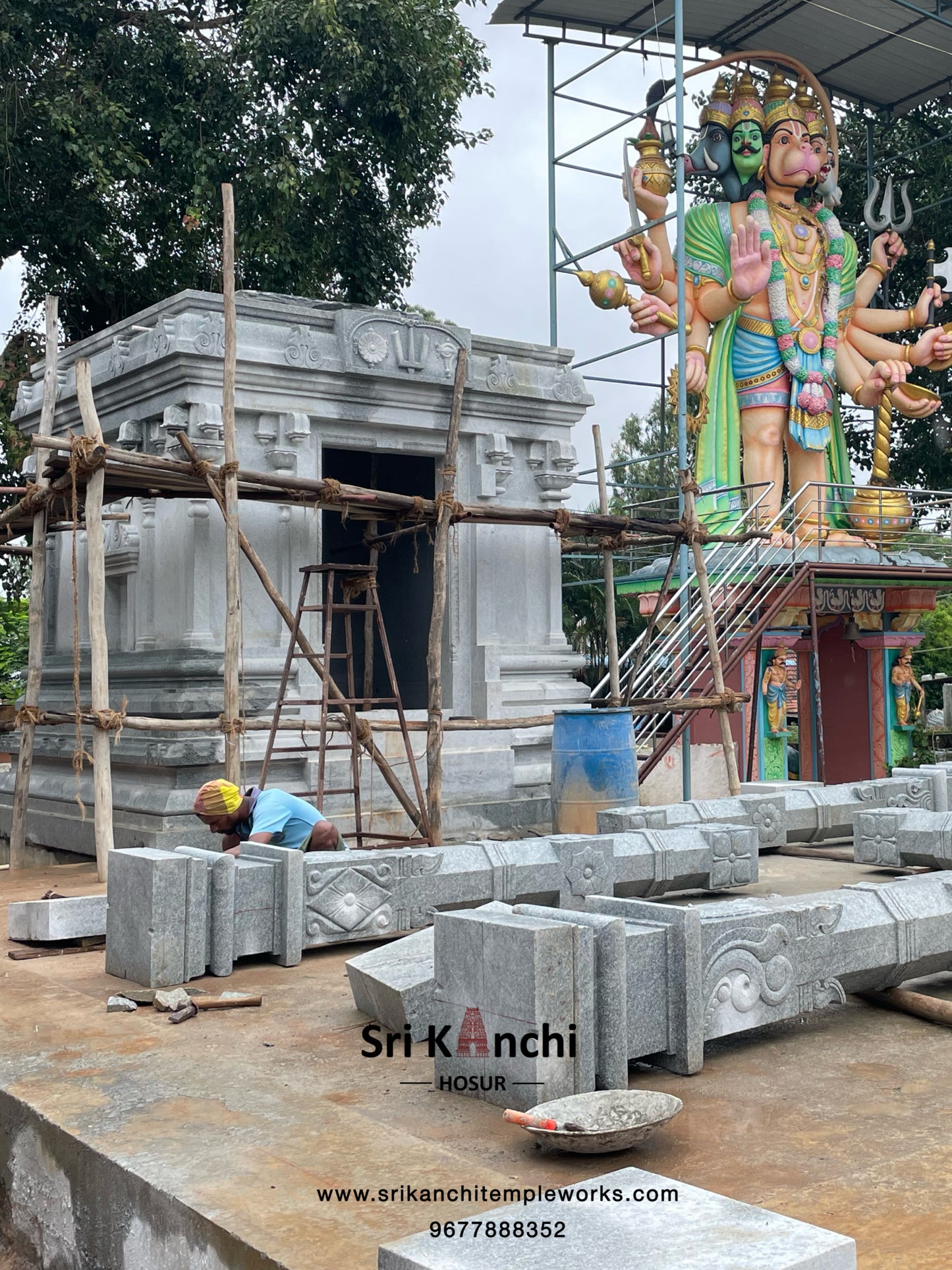 Panchamugi Anjaneya Swamy Temple -Anekkal -KA